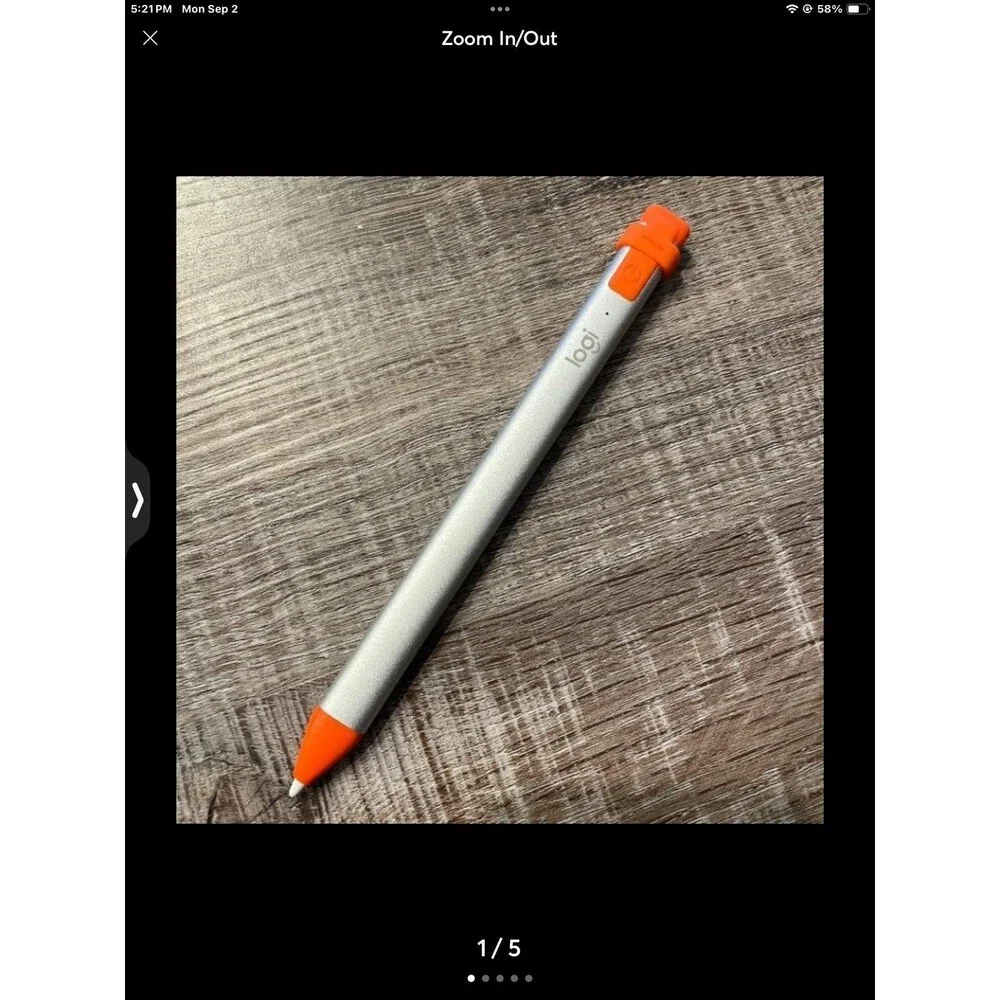 Logitech Crayon Pencil for Apple iPad 2018 and Later
